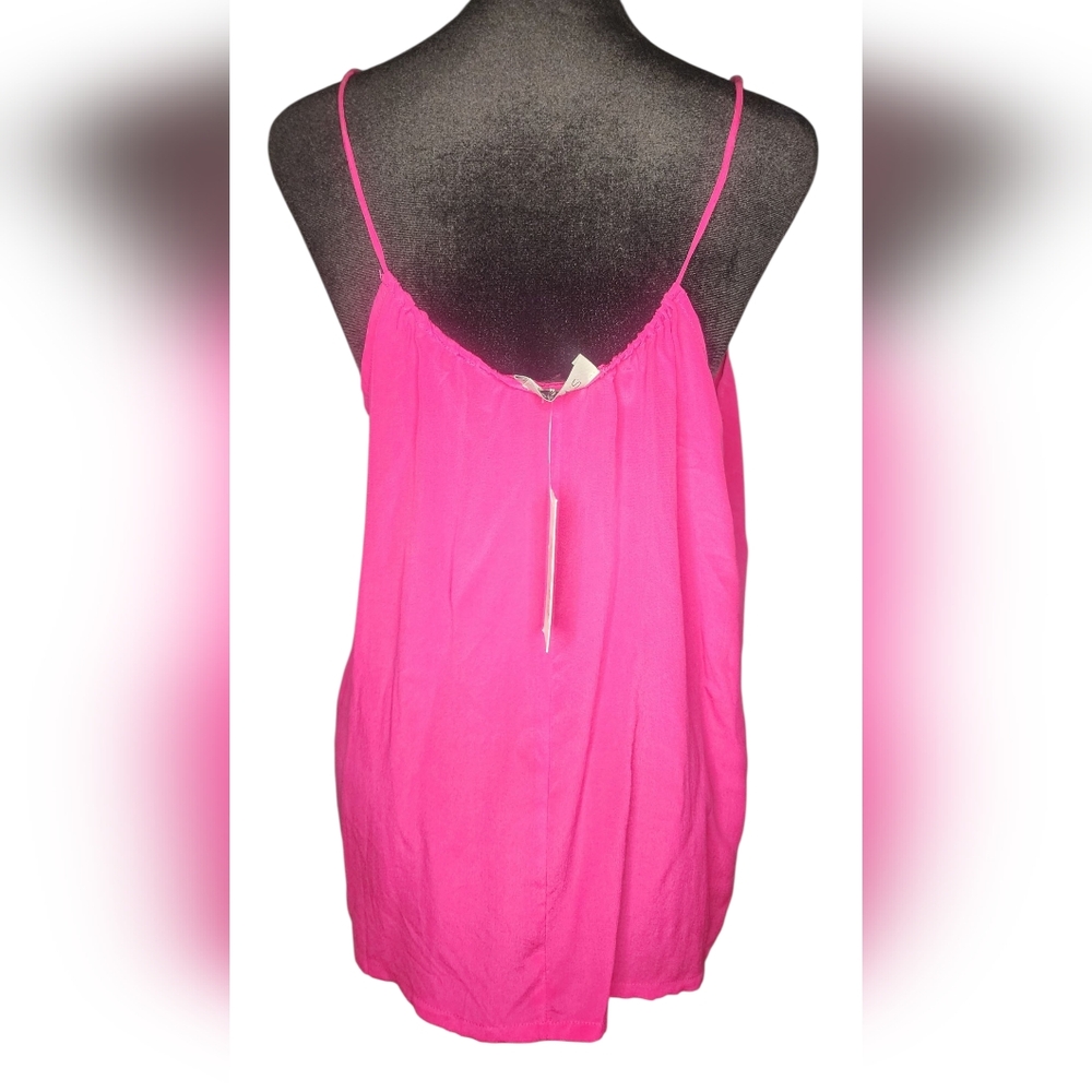 NWT S.Y.L.K. Silk Oversized Cami, Womens Large - Picture 3 of 5